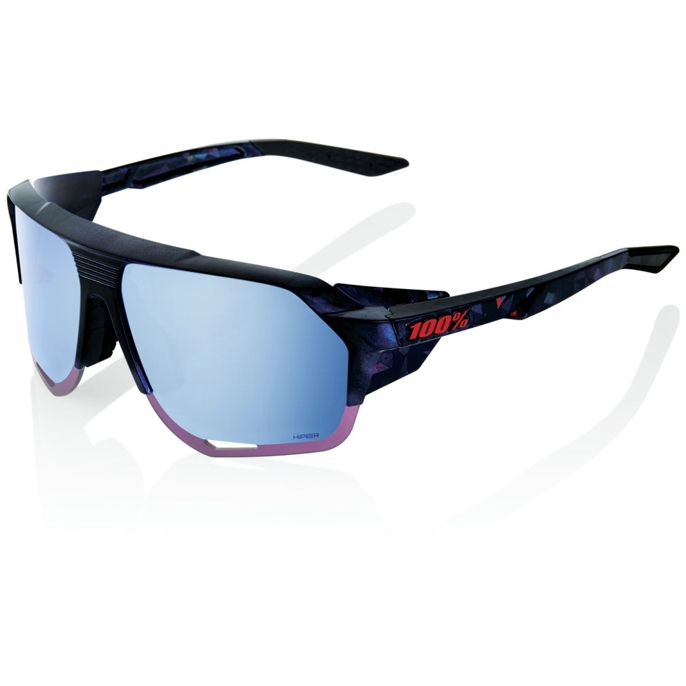 Produktbild von 100% Norvik Brille - HiPER Mirror Lens - Black Holographic / Blue + Clear