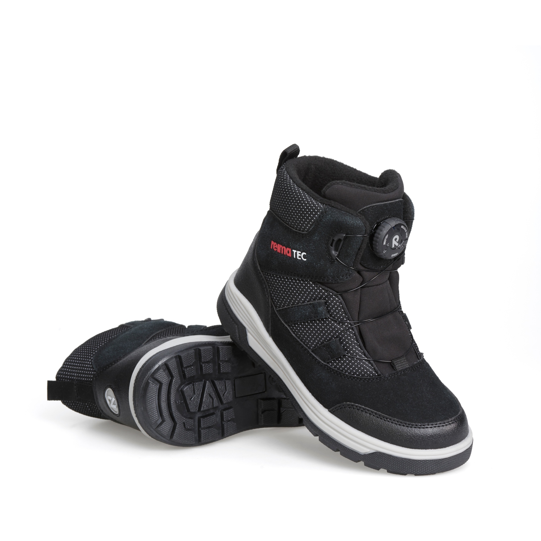 Picture of Reima Slitherflash Winter Shoes Junior - black 9990