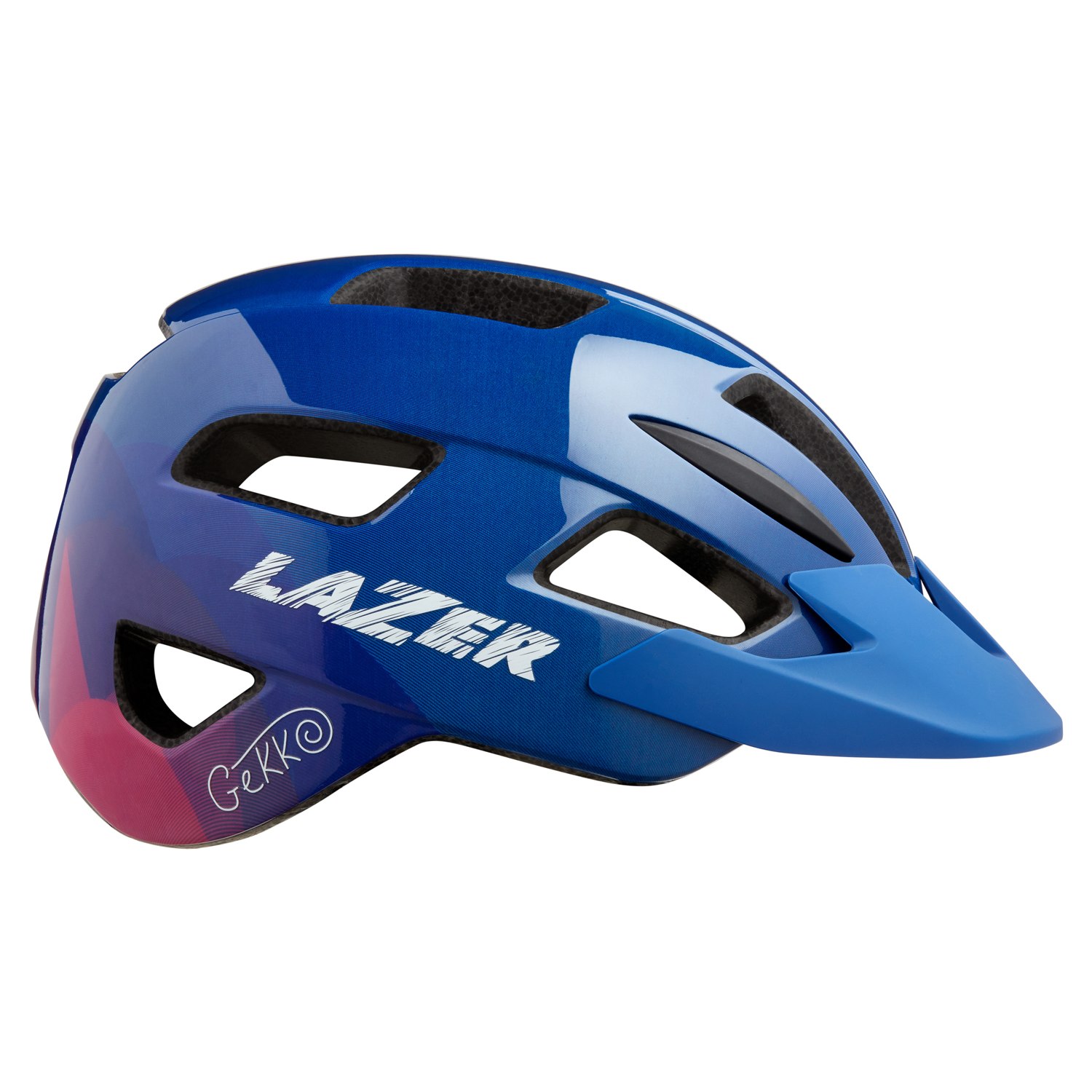 Image of Lazer Gekko + Net Children's Helmet - Blue Pink