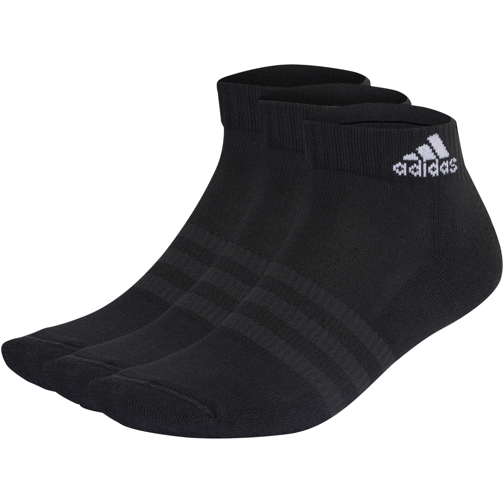 Produktbild von adidas Cushioned Sportswear Ankle Socken - 3 Paar - schwarz/weiß IC1277