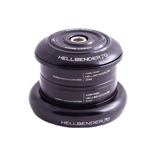 Photo produit de Cane Creek Hellbender 70 Short Cover Complete Headset - Tapered - ZS44/28.6/H8 | EC44/40 - black
