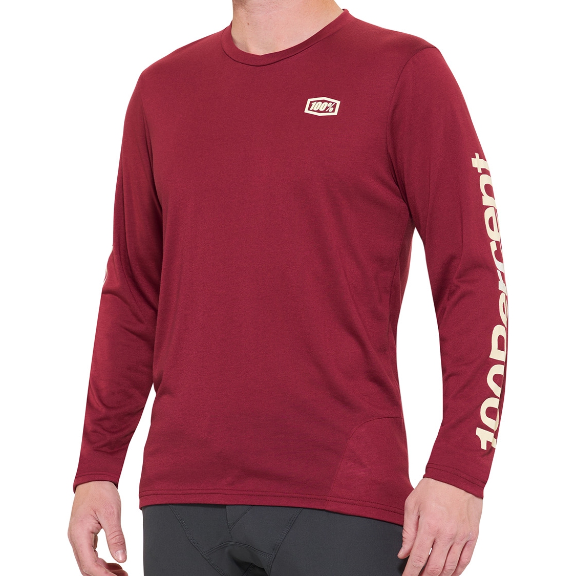 Produktbild von 100% Airmatic Langarmtrikot Herren - merlot