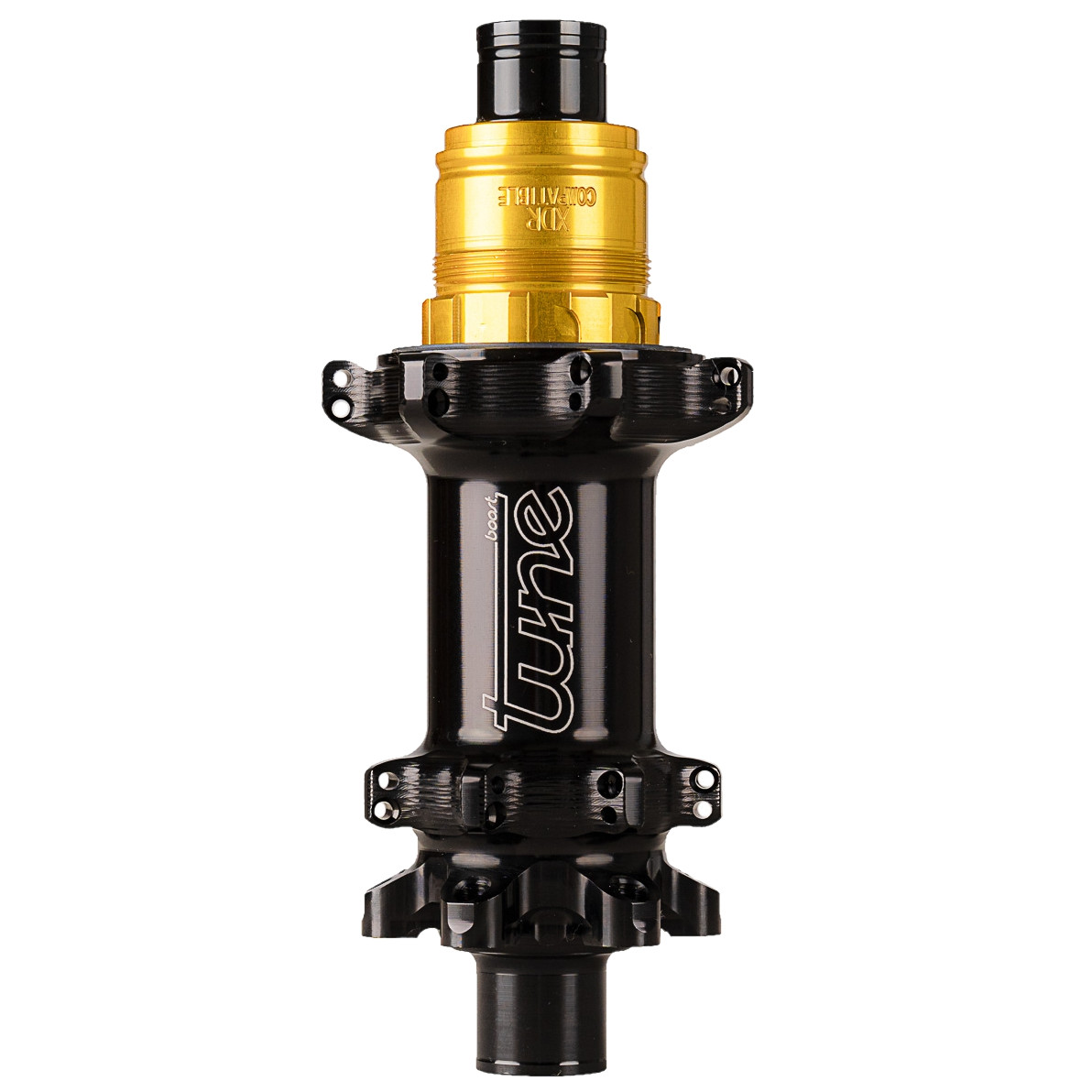 Bild von Tune Prince Boost Hinterradnabe - Standard Lager | 6-Loch | 12x148mm - 28-Loch - HG Endurance - schwarz