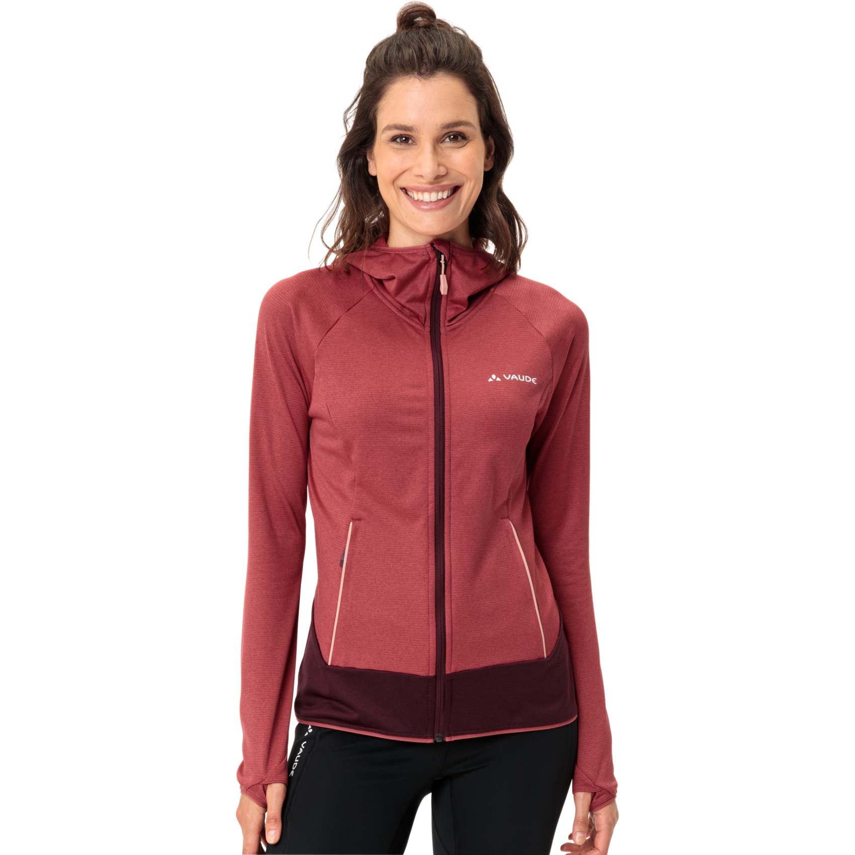 Photo produit de Vaude Veste Polaire Femme - Tekoa II - brick