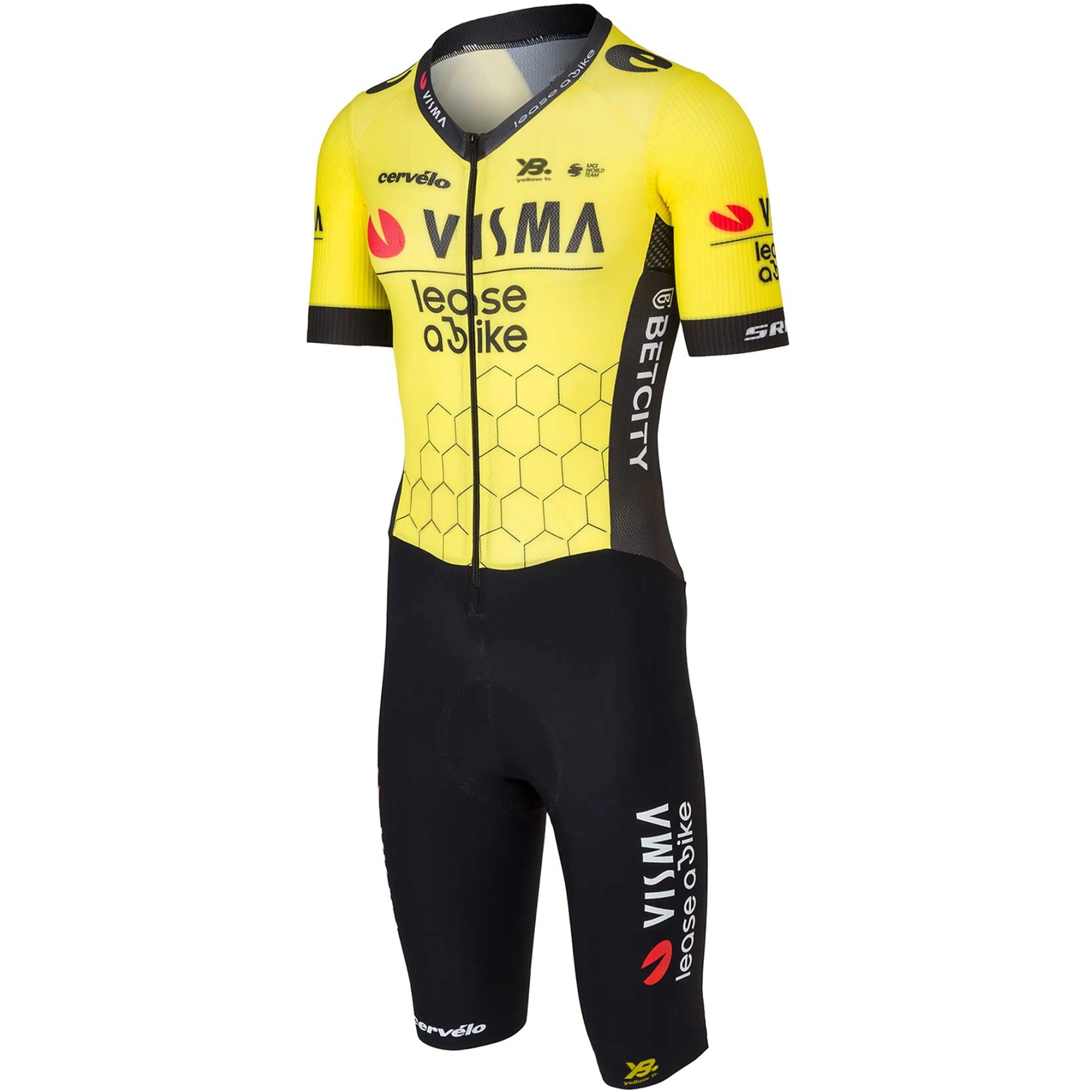 Produktbild von RAPidGEAR Team Visma | Lease a Bike Premium Road Suit Herren 2025 - gelb