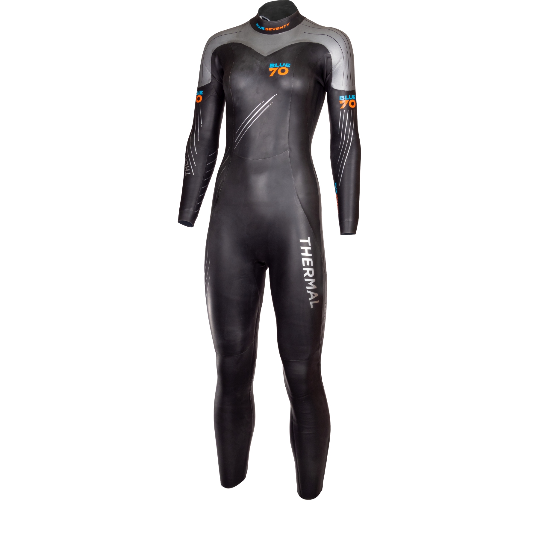 Picture of blueseventy Reaction Women&#039;s Thermal Wetsuit - black-silver