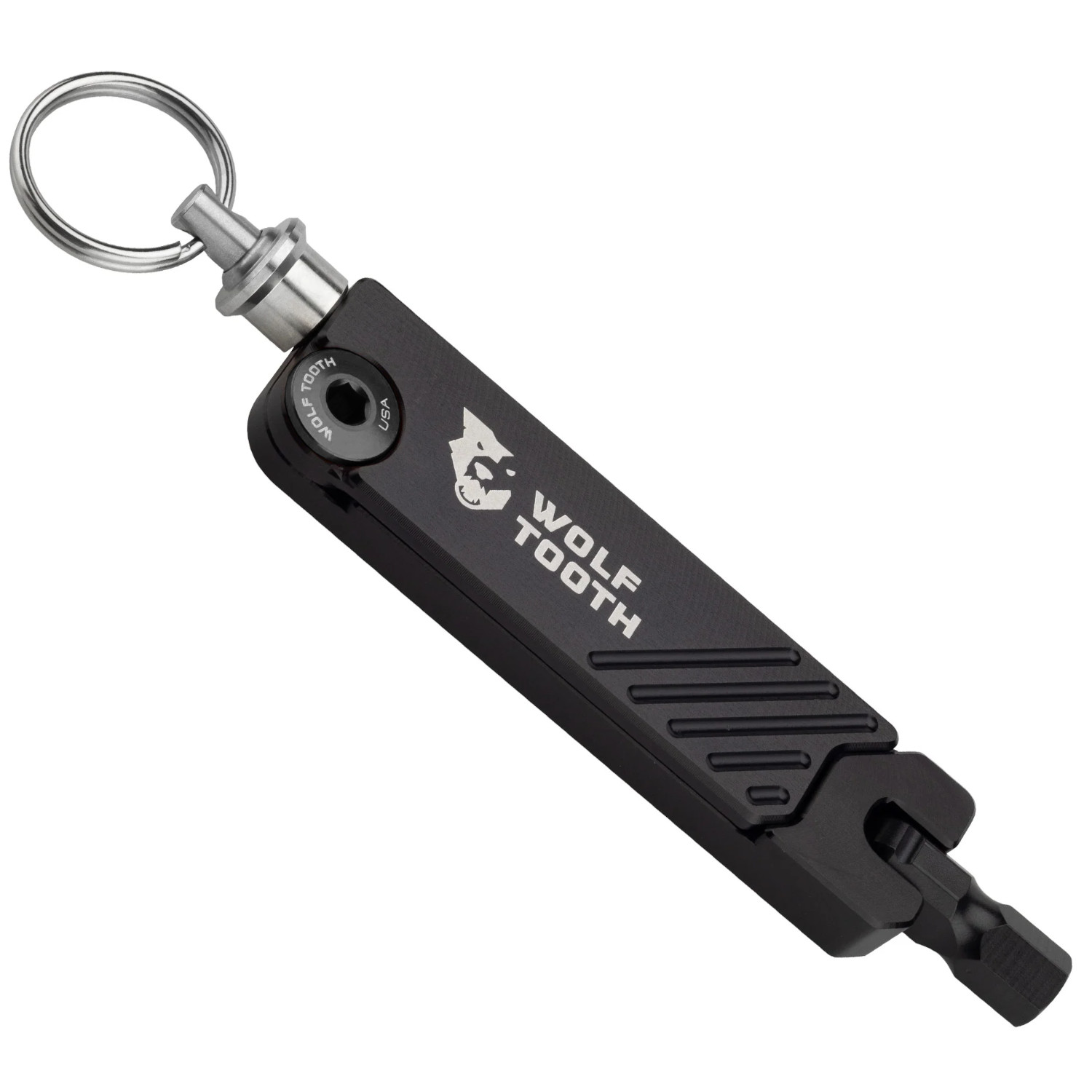 Picture of Wolf Tooth 6-Bit Hex Wrench Keyring Multitool - black