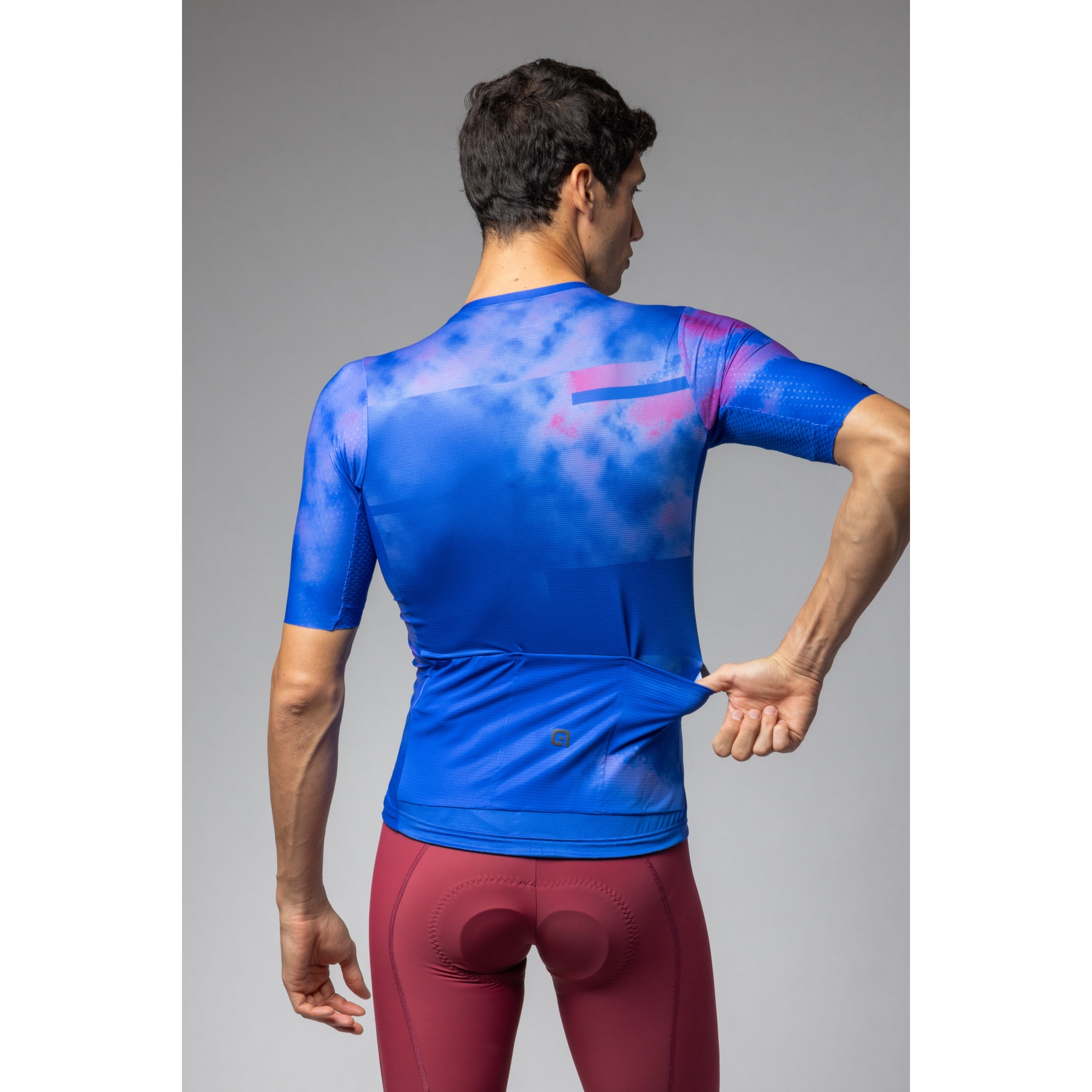 Maillot Cycliste Homme ALE Bleu Et Jaune - Taille XL - Occasion En Excellent état