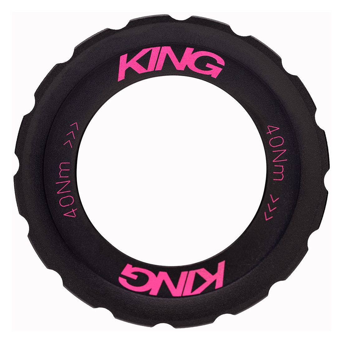 Produktbild von Chris King Verschlussring - Centerlock | External Spline - two tone black punch