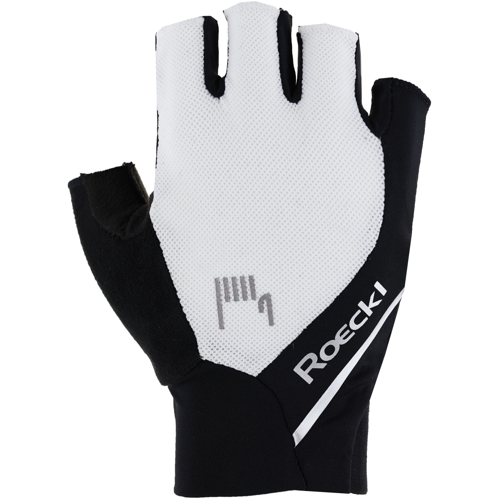 Picture of Roeckl Sports Ivory 2 Cycling Gloves - white/black 1009