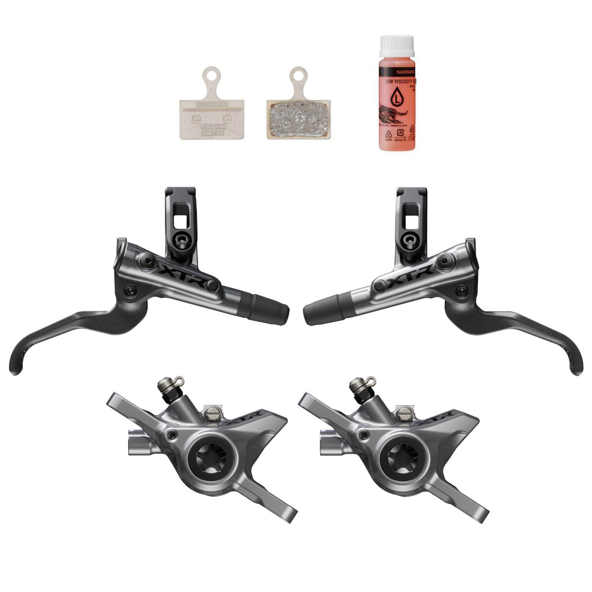 Photo produit de Shimano Frein à Disque Hydrauliques - XTR BL-M9200 + BR-M9200 - Post Mount - Set