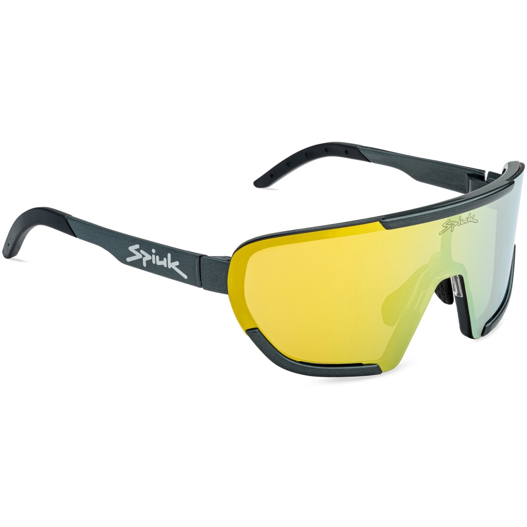 Image of Spiuk Nebo Glasses - anthracite grey / Mirror Full Yellow + Clear