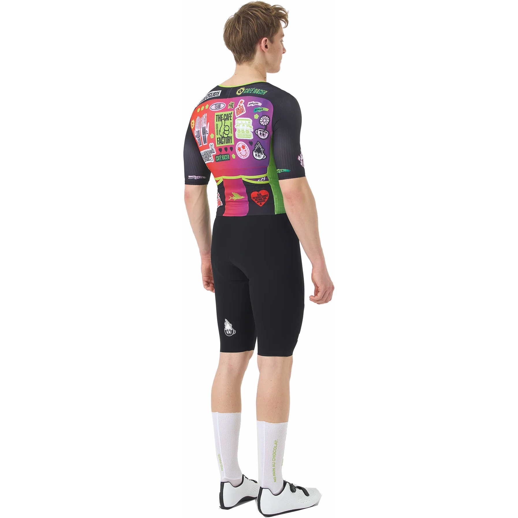 Café du Cycliste x Café Factory Team Cerise Speedsuit Men - black