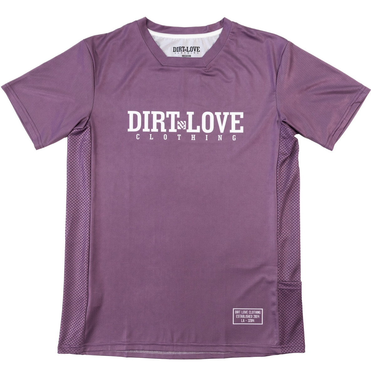 Productfoto van Dirt Love Recycled Polyester MTB Shirt - lilac