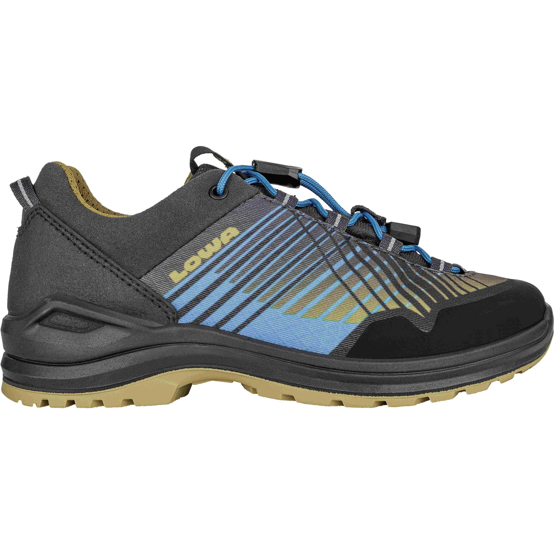 Produktbild von LOWA Carezza GTX Lo Junior Wanderschuhe Kinder - türkis/senf (Größe 36-40)