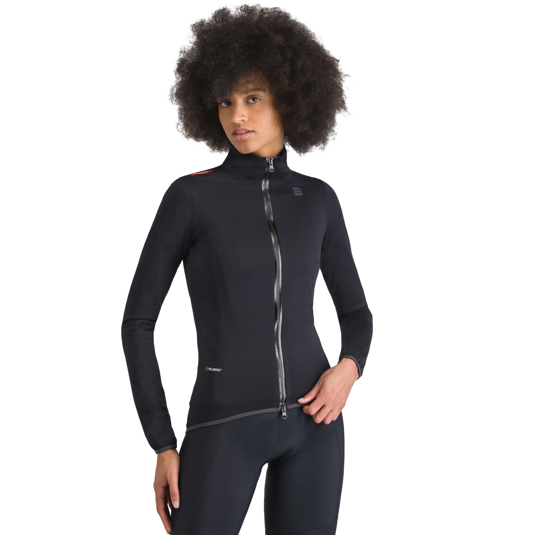 Picture of Sportful Fiandre Aqua Jacket Women - 002 Black