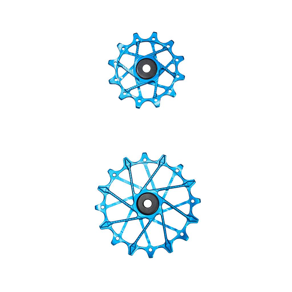 Image of Garbaruk Derailleur Pulleys for Shimano 12-speed Rear Derailleurs with Standard Cage (Pair) - 14T + 14T