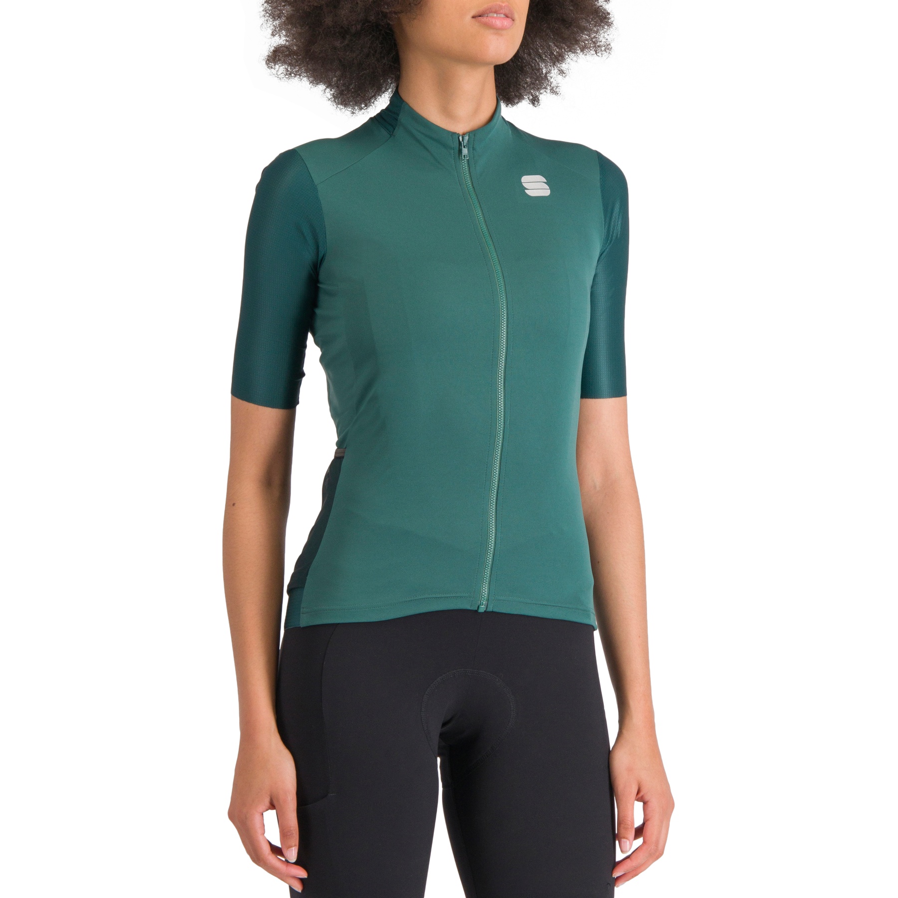 Odlo Maglia Da Ciclismo Donna Essential Con Zip – Leggera, Traspirante, Tasche Posteriori E Motivo A Pois