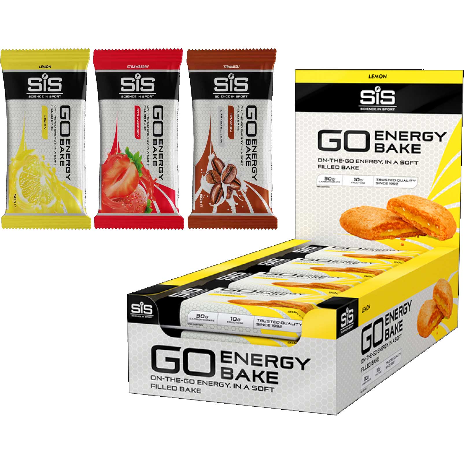 Kuva tuotteesta SiS GO Energie Bakes - Carbohydrate Bar - 12x50g