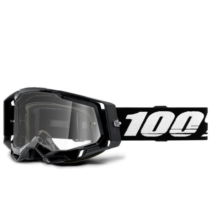 Picture of 100% Racecraft 2 Goggle - Clear Lens - Black