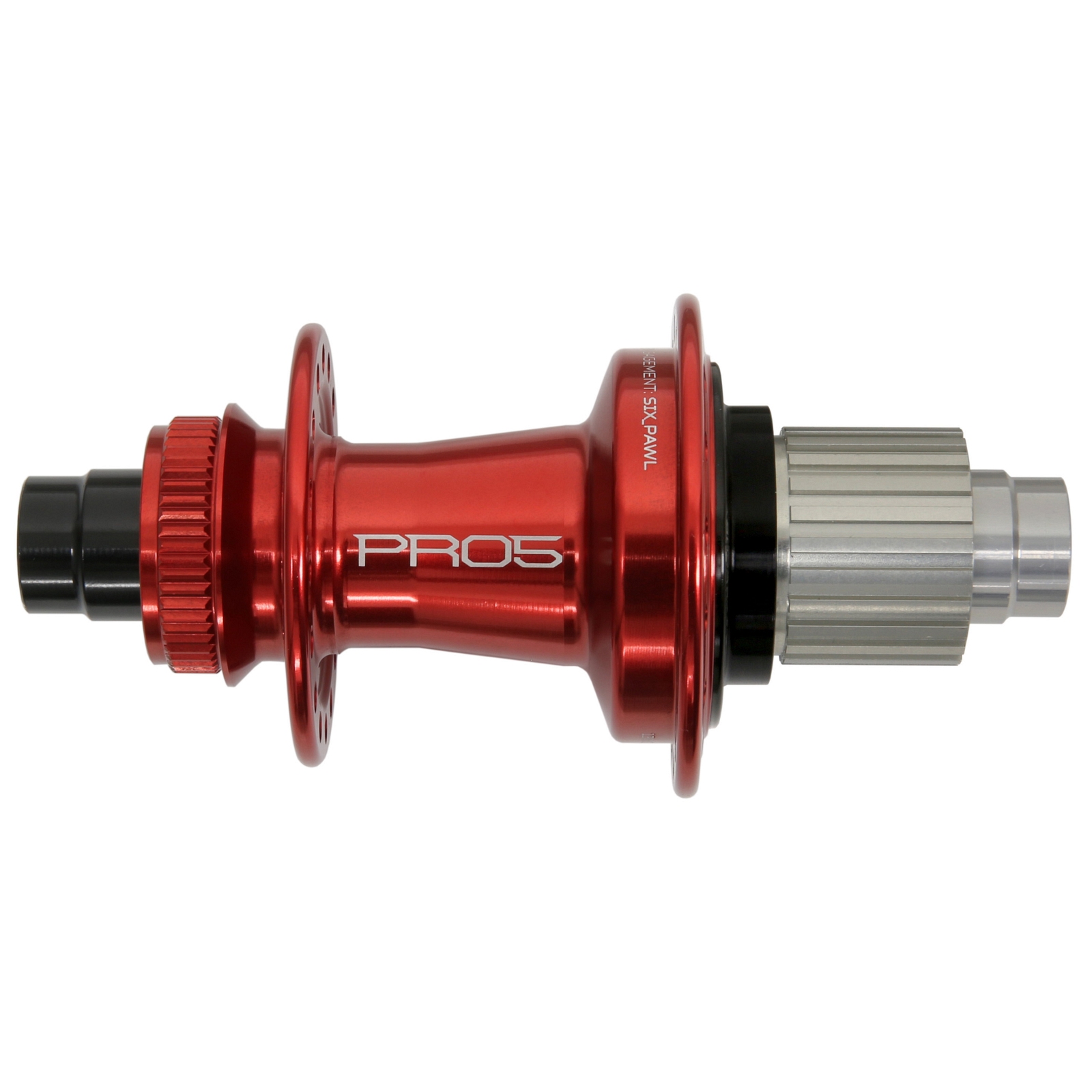 Photo produit de Hope Moyeu Arrière - Pro 5 - Centerlock - 12x142mm | Shimano Micro Spline - rouge