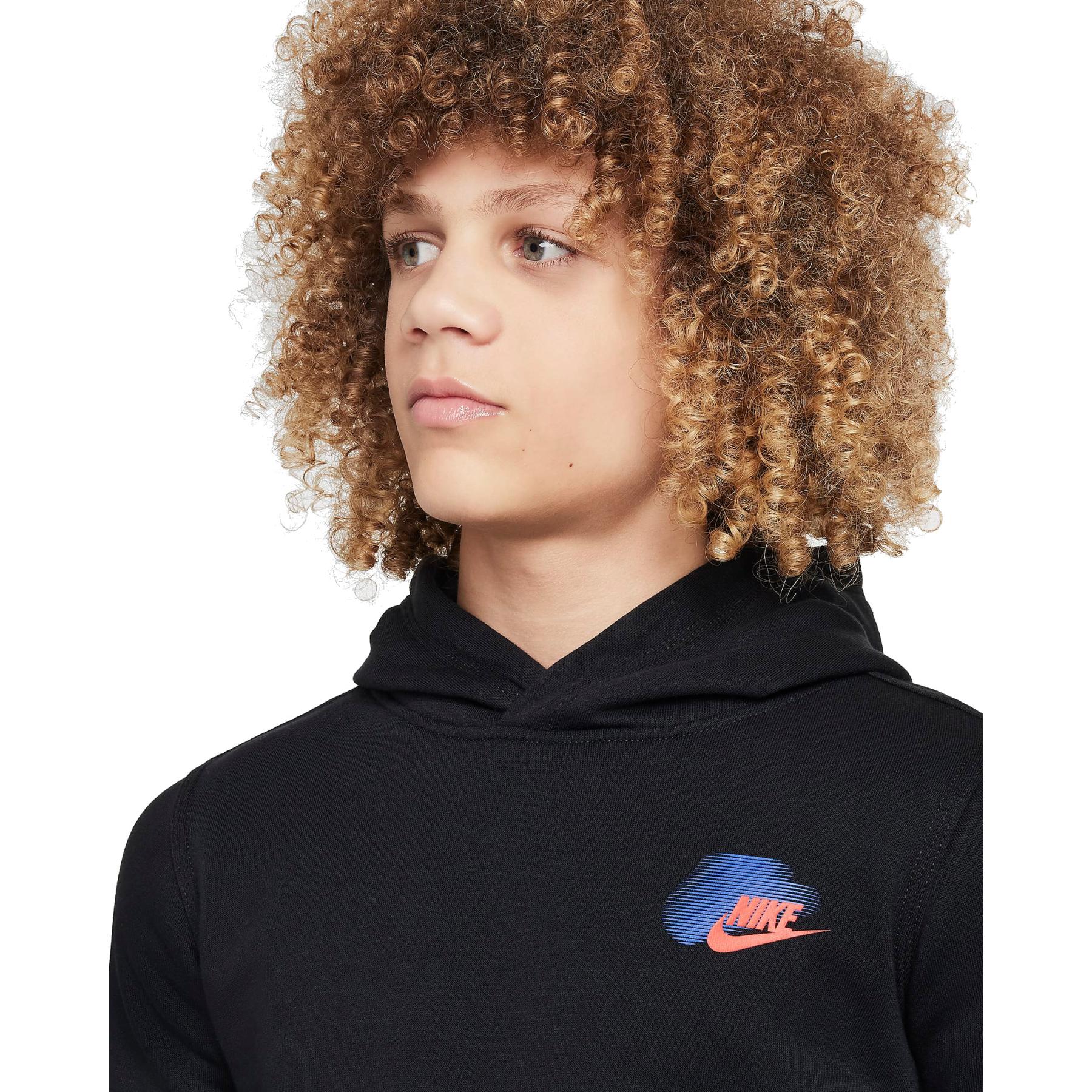 Nike Sportswear Fleece Standard Issue Hoodie Kinder schwarz HM4339 010