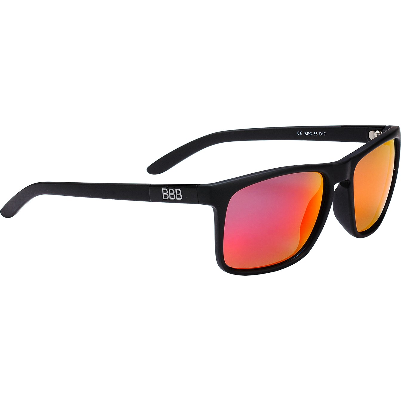 Picture of BBB Cycling Town BSG-56 Matt Black | Polarized Red MLC Glasses