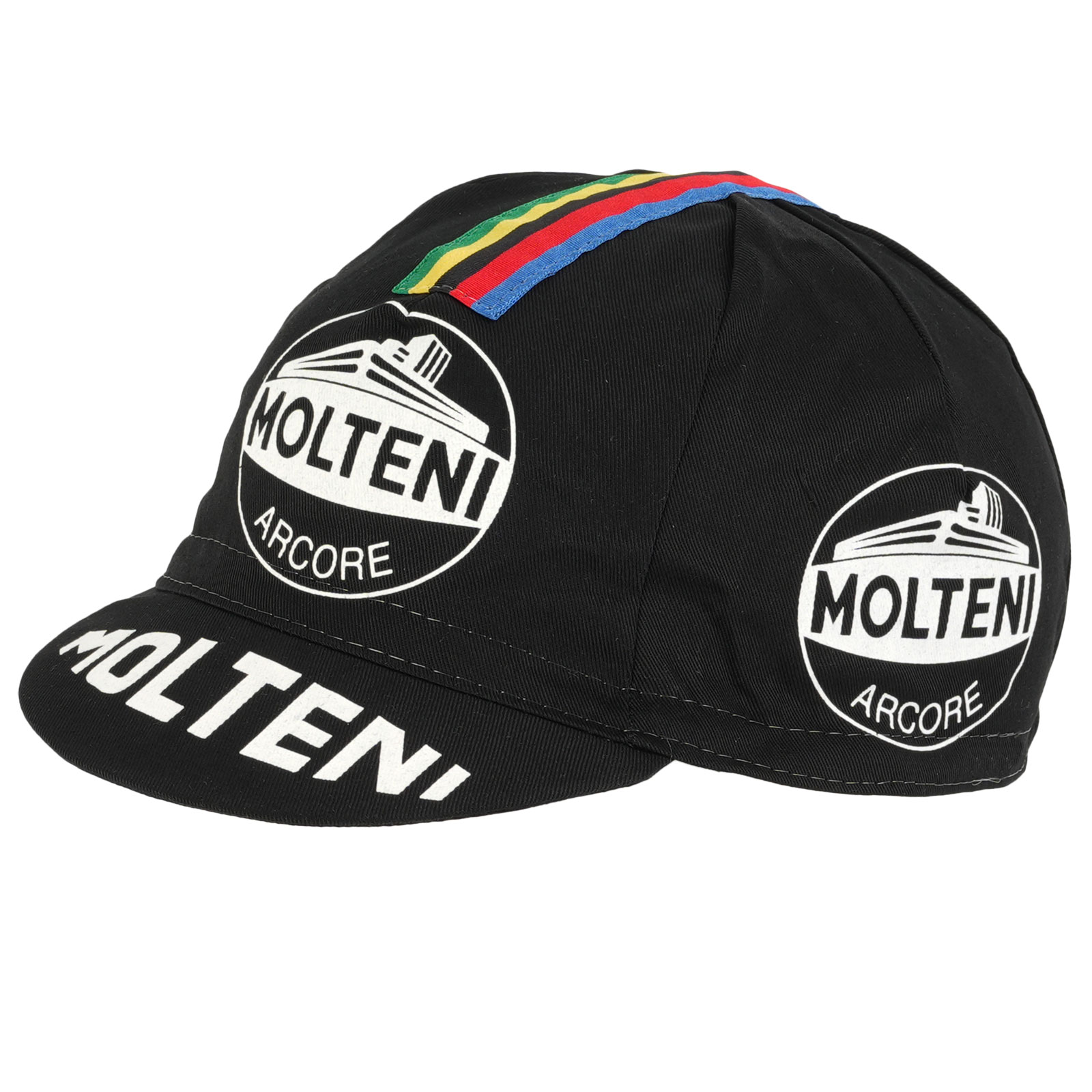 Bild von Apis Retro Style Profi Radmütze - MOLTENI BLACK