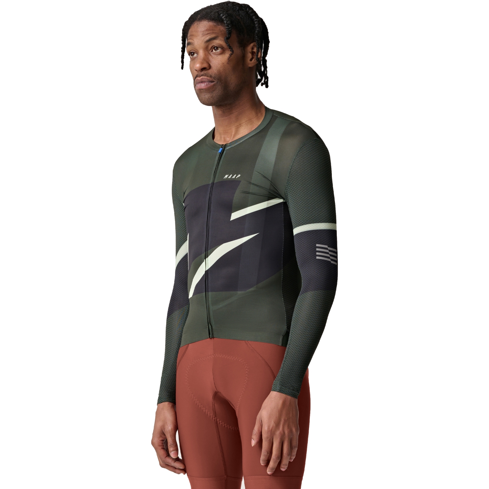 MAAP Evolve 3D Pro Air Long Sleeve Jersey 2.0 Men - bronze green | BIKE24