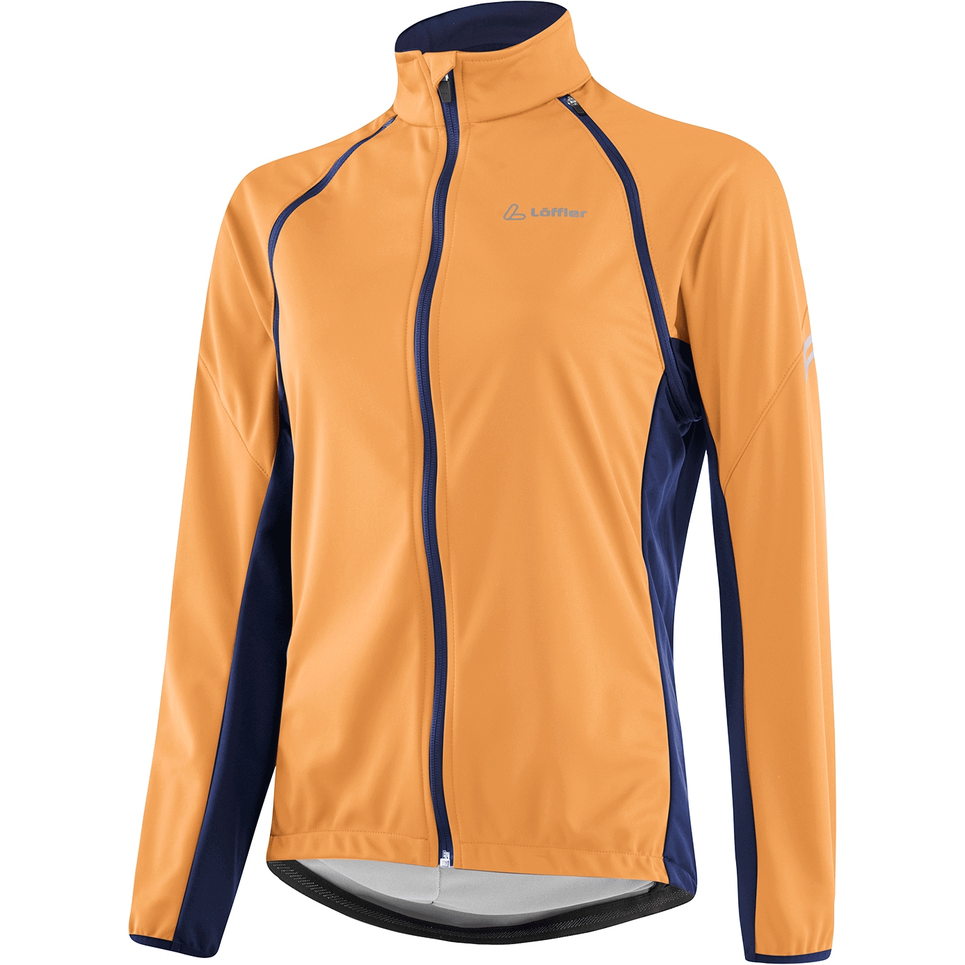 Picture of Löffler Zip-Off San Remo 2 Windstopper® Light Bike Jacket Women - papaya 275