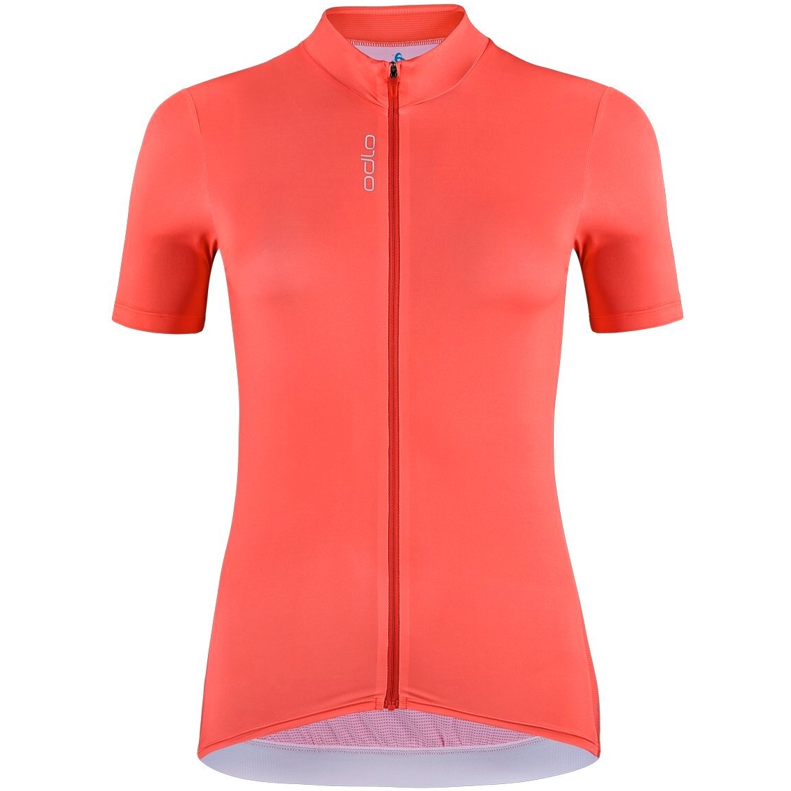 Picture of Odlo Zeroweight Chill-Tec Cycling Jersey Women - cayenne
