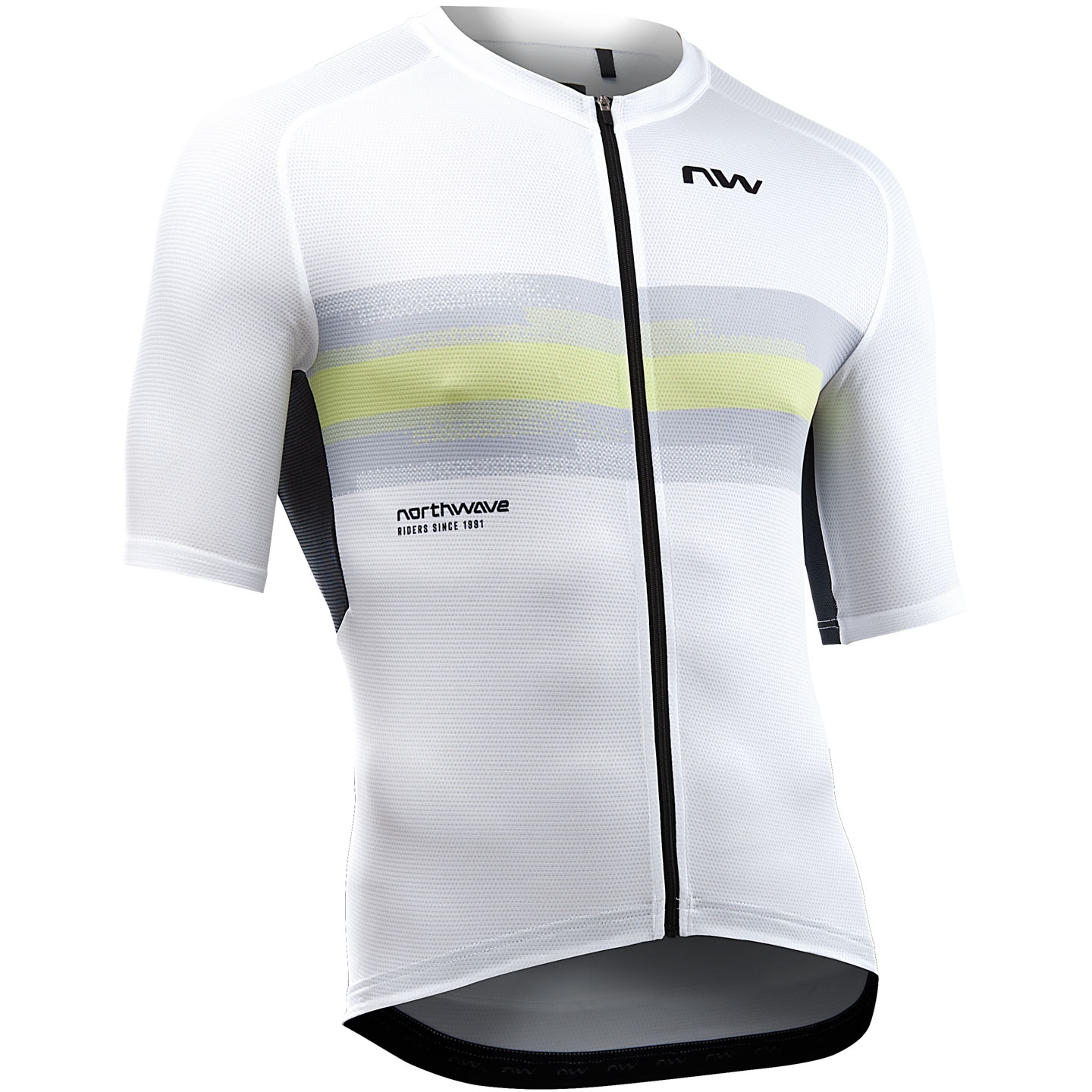 Foto de Northwave Maillot de Manga Corta Hombre - Force Evo - blanco/matcha 58