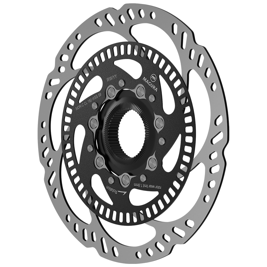 disco mdr-a centerlock 180mm argento 525174101 Magura freni bici Magura