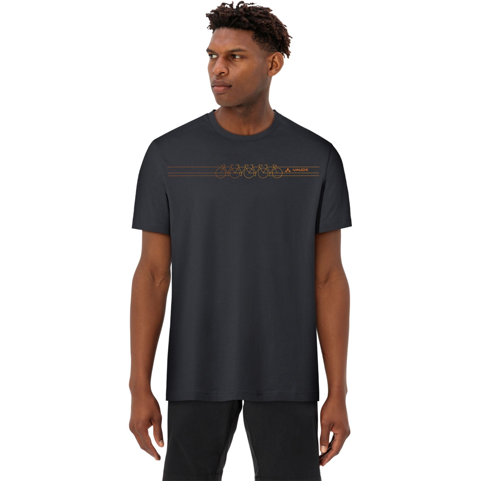 Produktbild von Vaude SE Marpha Print T-Shirt Herren - schwarz