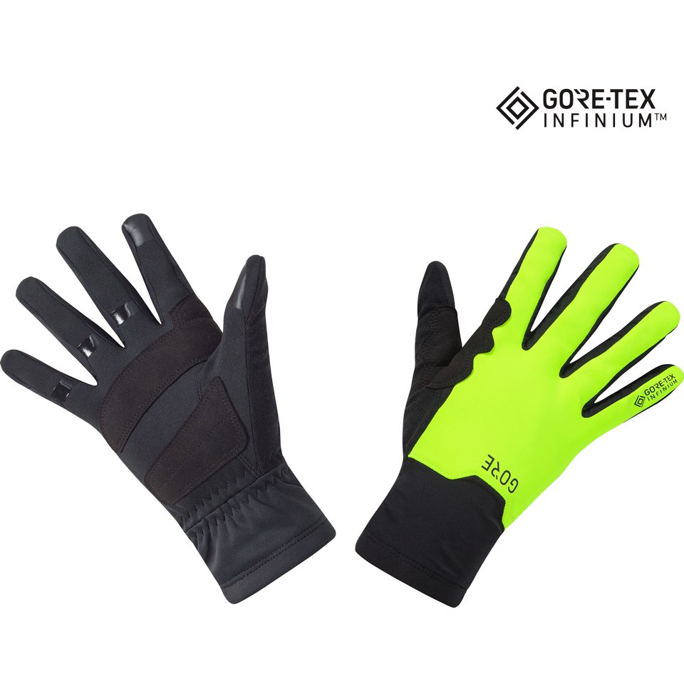 Picture of GOREWEAR GORE-TEX INFINIUM™ Mid Gloves - black/neon yellow 9908
