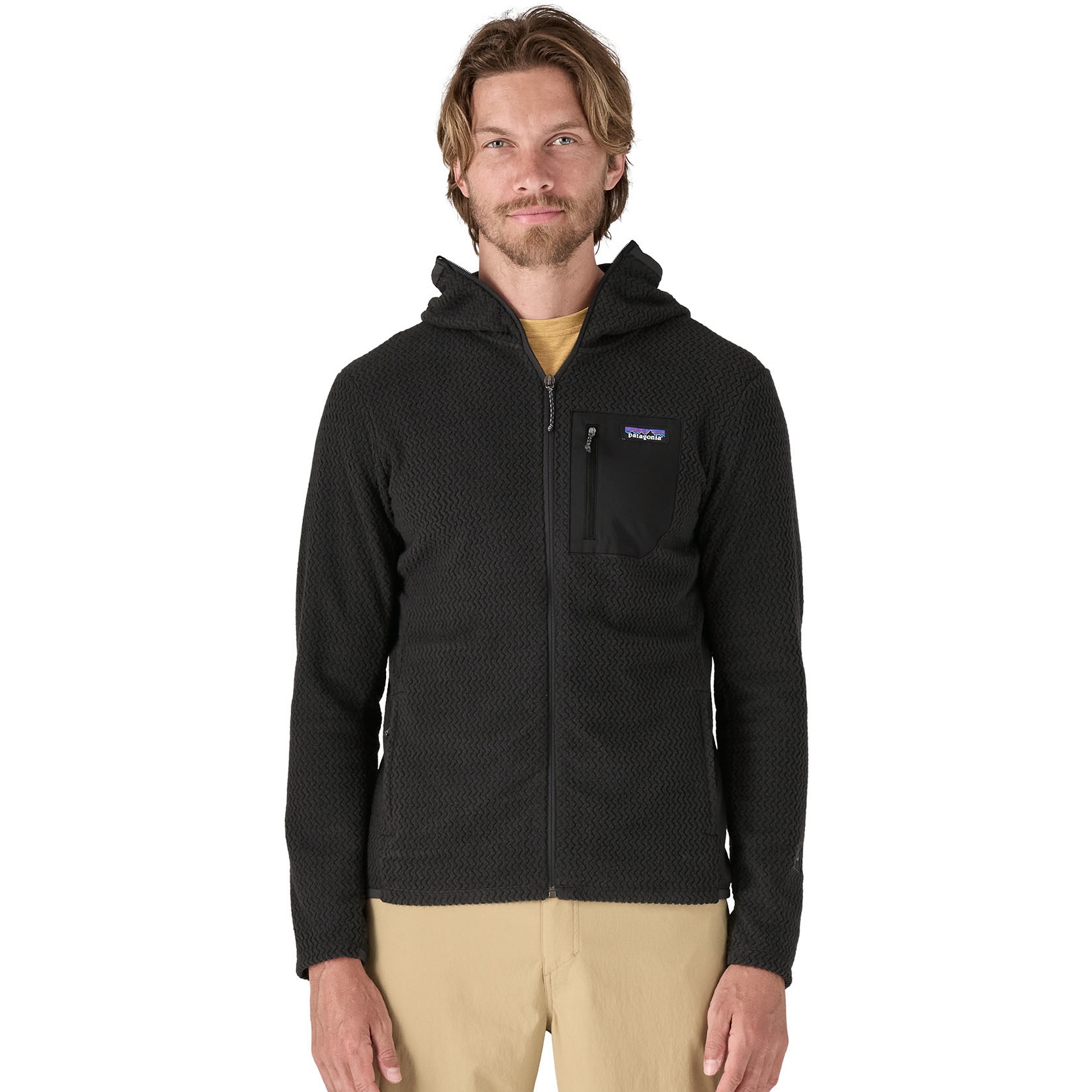 Produktbild von Patagonia R1 Air Full-Zip Hoody Fleecejacke Herren - Schwarz