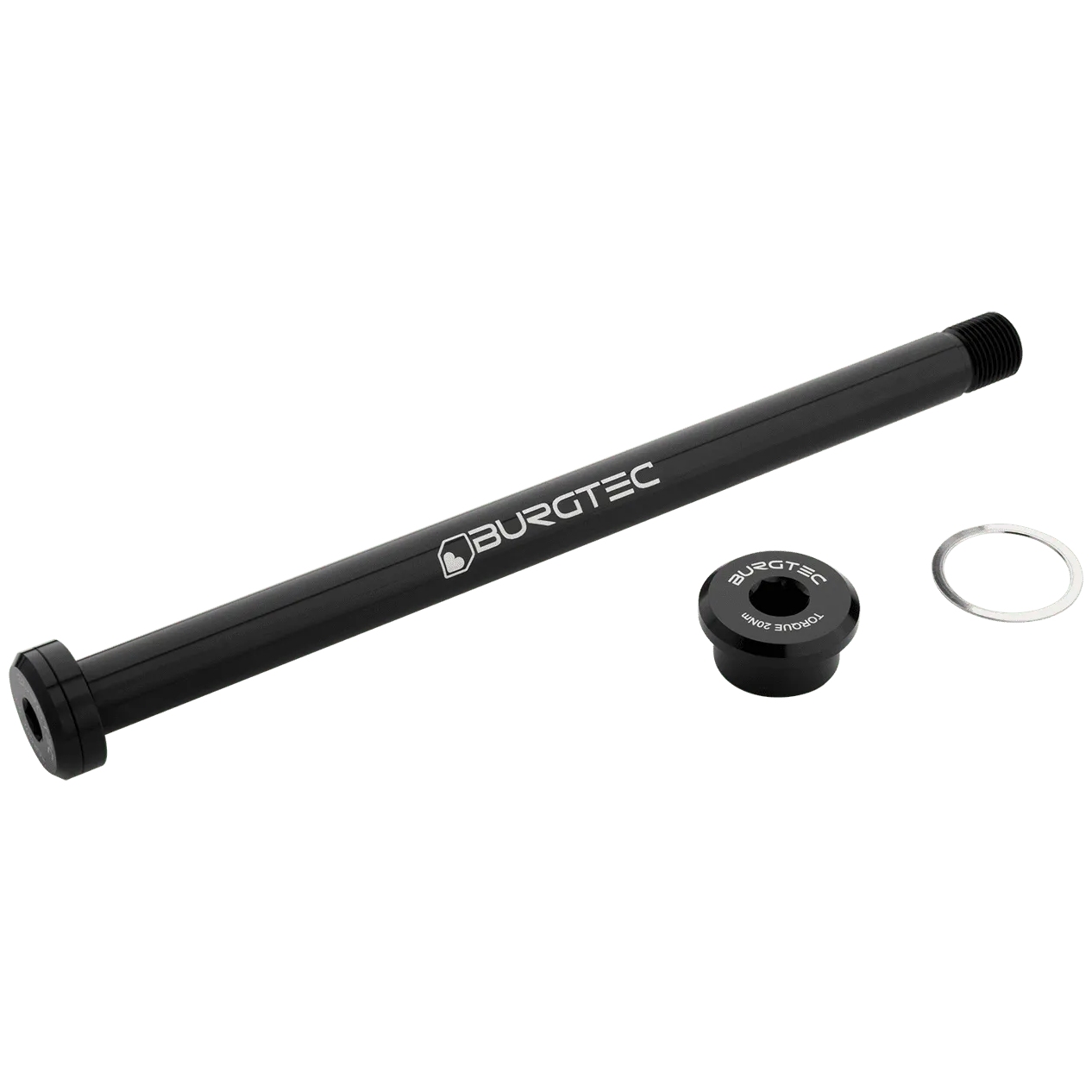 Проходная ось Burgtec - задняя | 12x148 мм | 173 мм | для скалистых гор - burgtec black