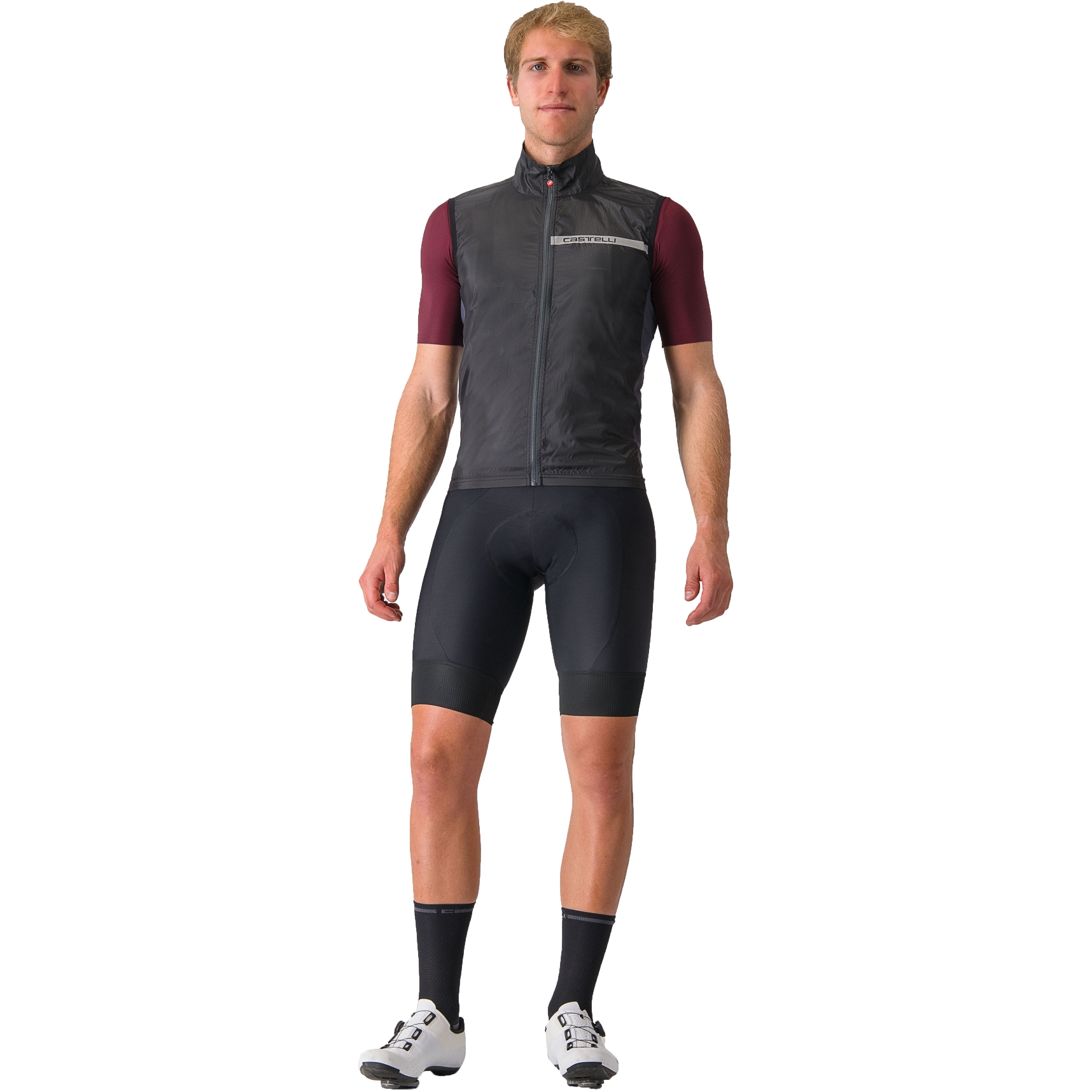 Castelli Squadra Stretch Vest Men - light black/dark grey | BIKE24