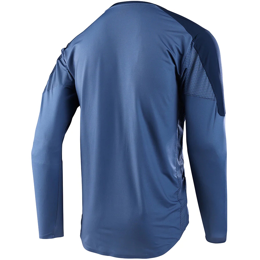 Troy Lee Designs Drift Long Sleeve Jersey Men - Blue Mirage