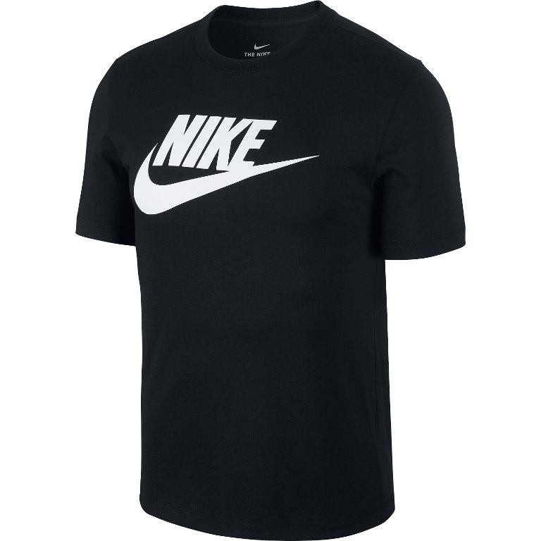 Photo produit de Nike T-Shirt Homme - Sportswear Icon Futura - black/white AR5004-010