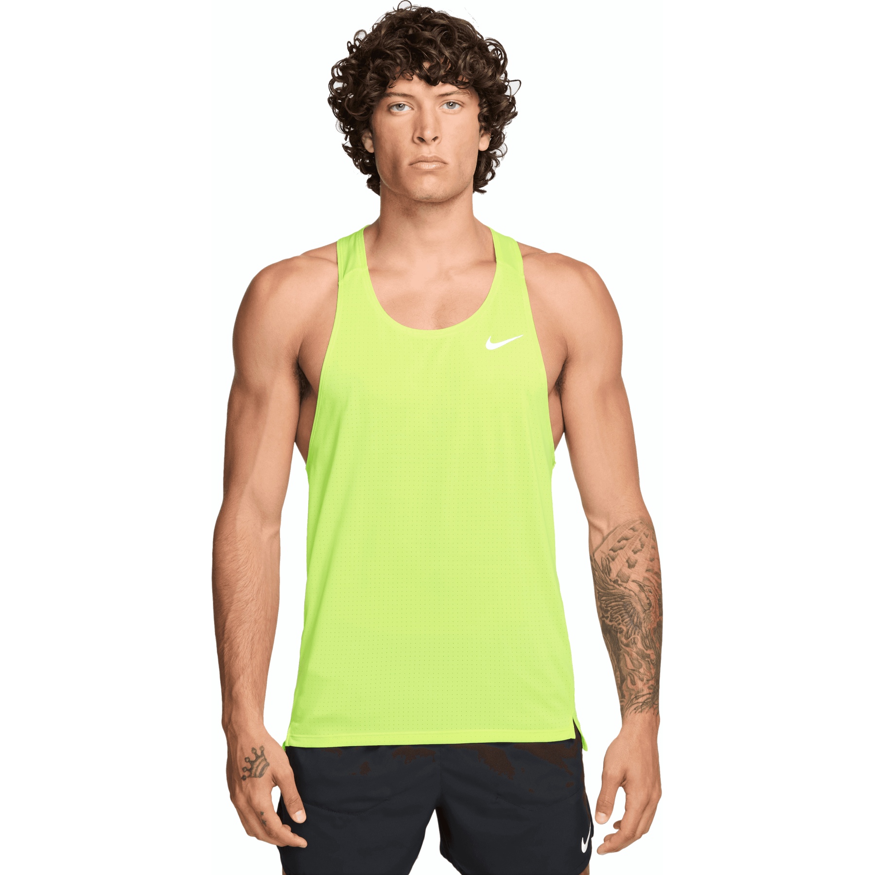Produktbild von Nike Dri-FIT Fast Oberteil Herren - light lemon twist/reflective silver FN4229-736