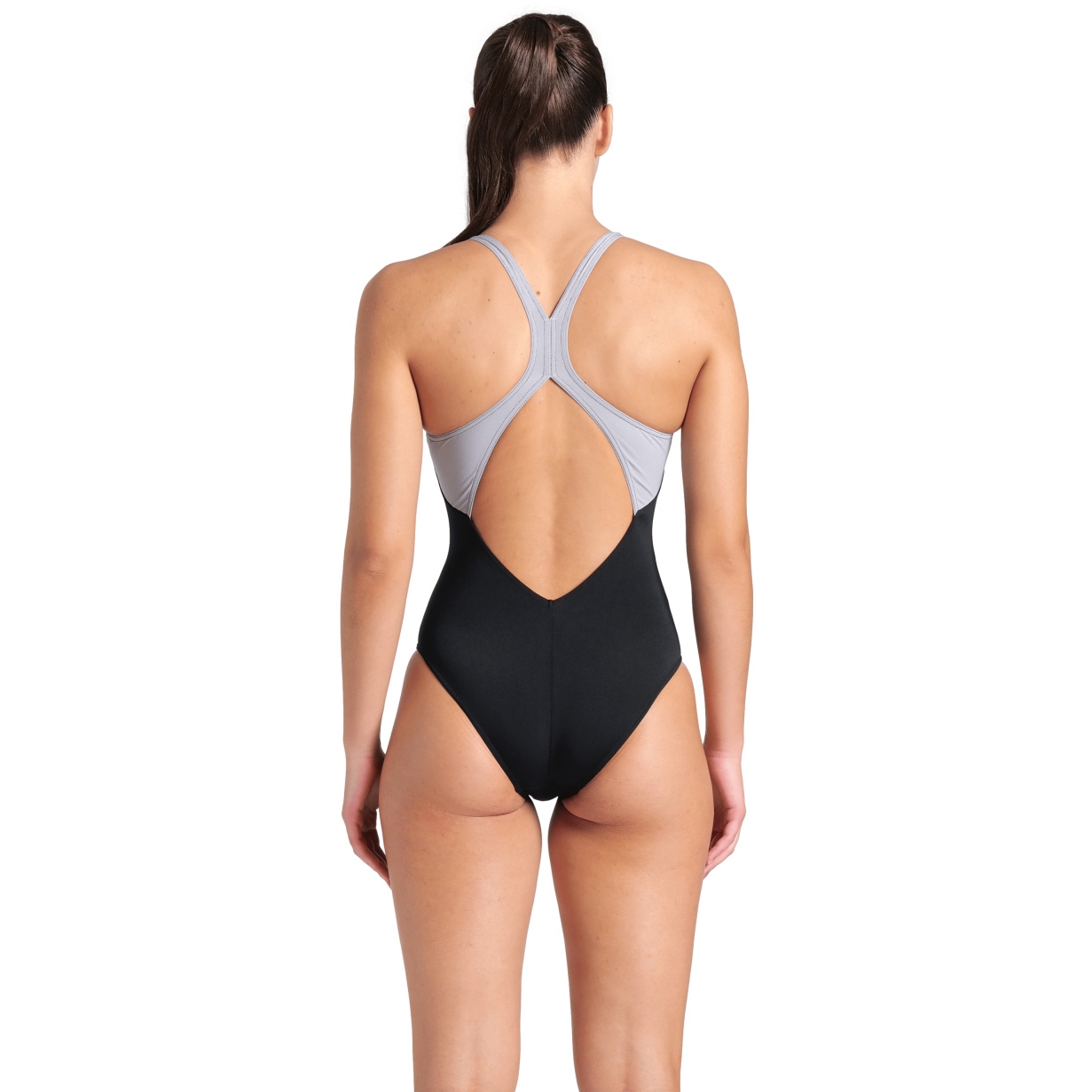 Costume Intero Arena One Big Logo Donna - Tessuto MaxLife Eco, Resistente Al Cloro, UPF 50+