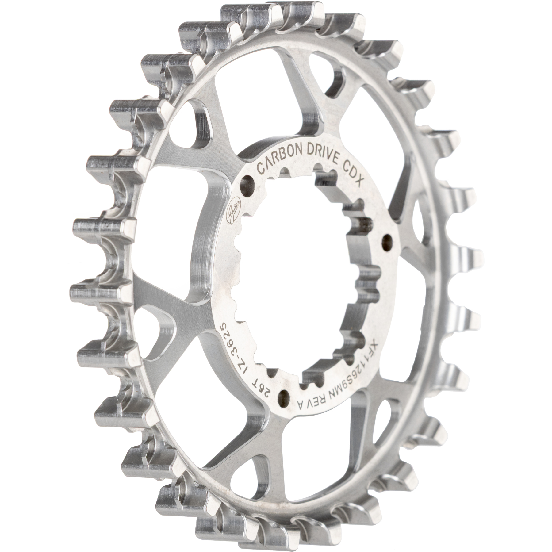 Pignon Gates cdx 46 dents 130 mm avec araignée bosch gen3 455 mm MTM