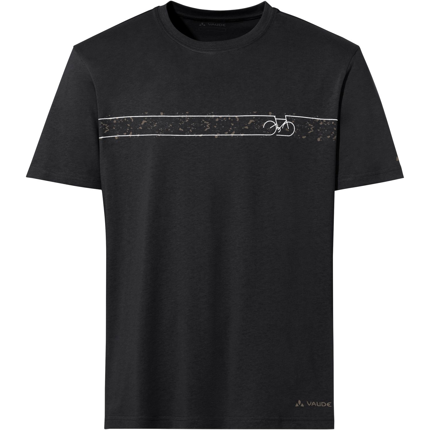 Picture of Vaude Cyclist T-Shirt V Men - black/black