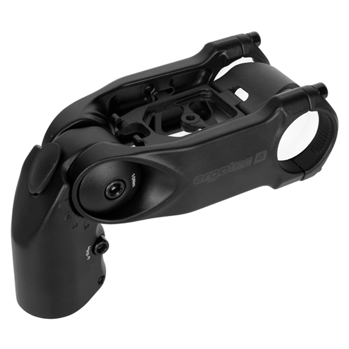 Produktbild von Ergotec Octopus-BK Ahead Verstellbarer Vorbau 1 1/8&quot; | 31.8mm - black sandblasted
