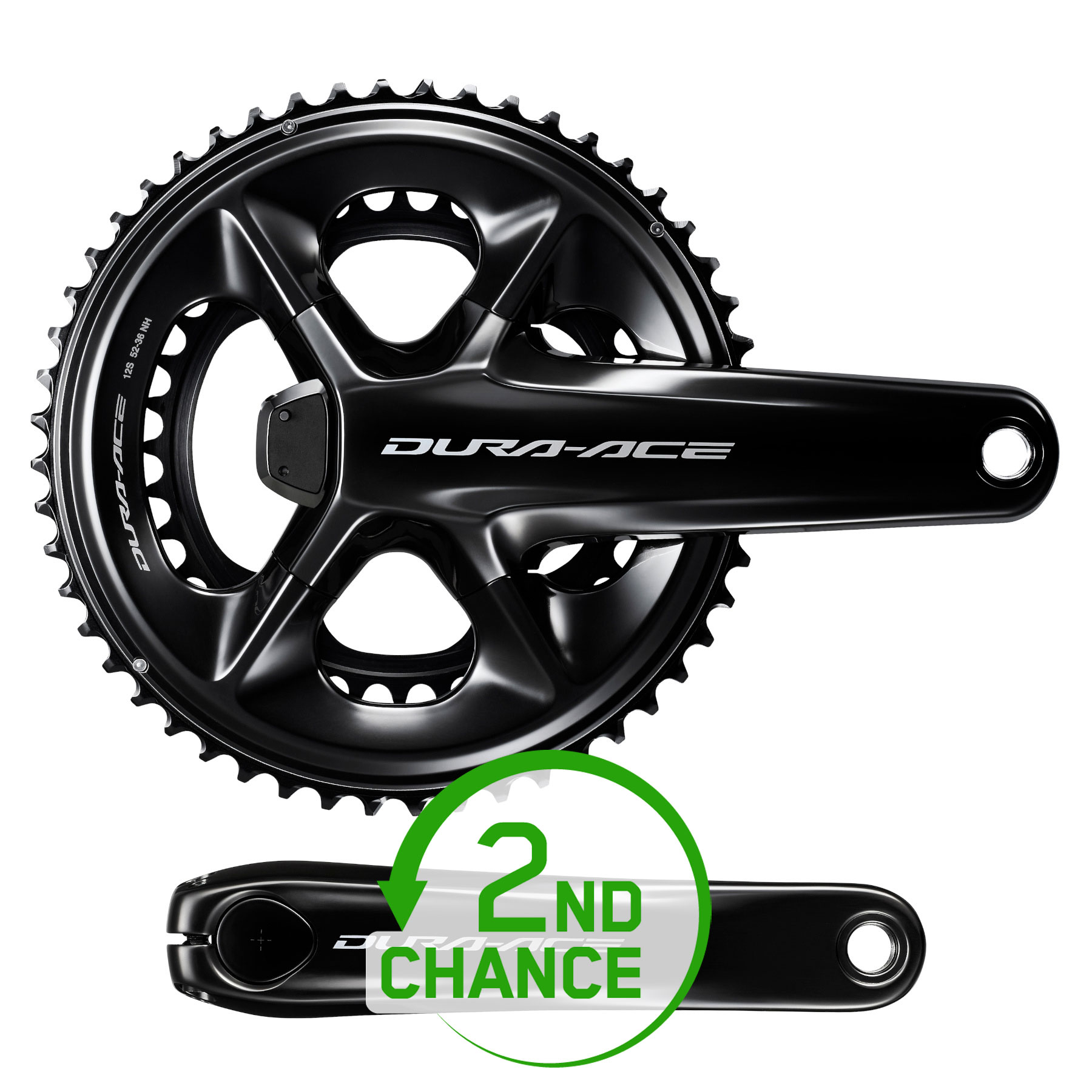 Shimano Dura Ace FC-R9200-P Powermeter Crankset - 2x12-speed