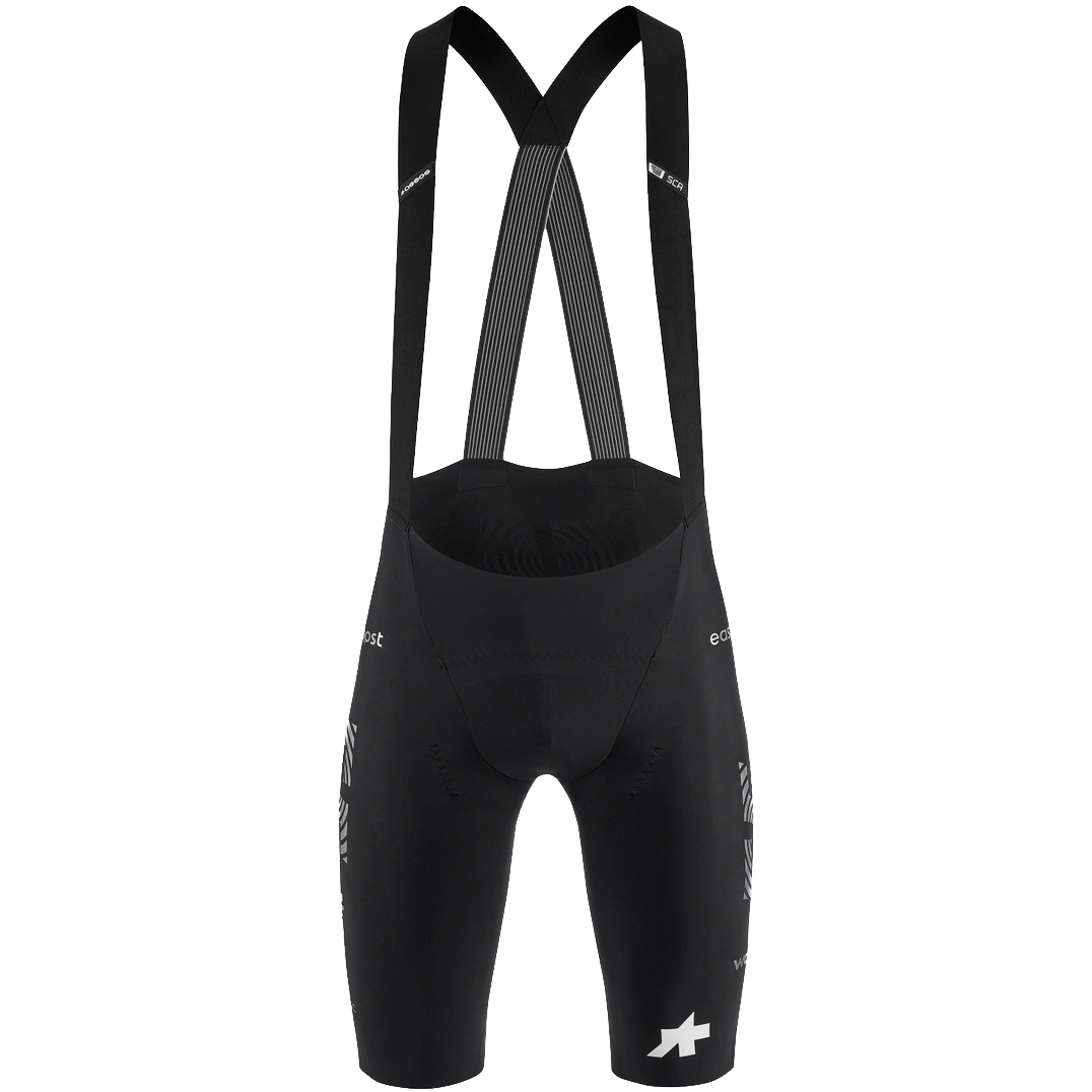 Мужские шорты-полукомбинезон Assos EQUIPE S11 EF 2026 - черная серия