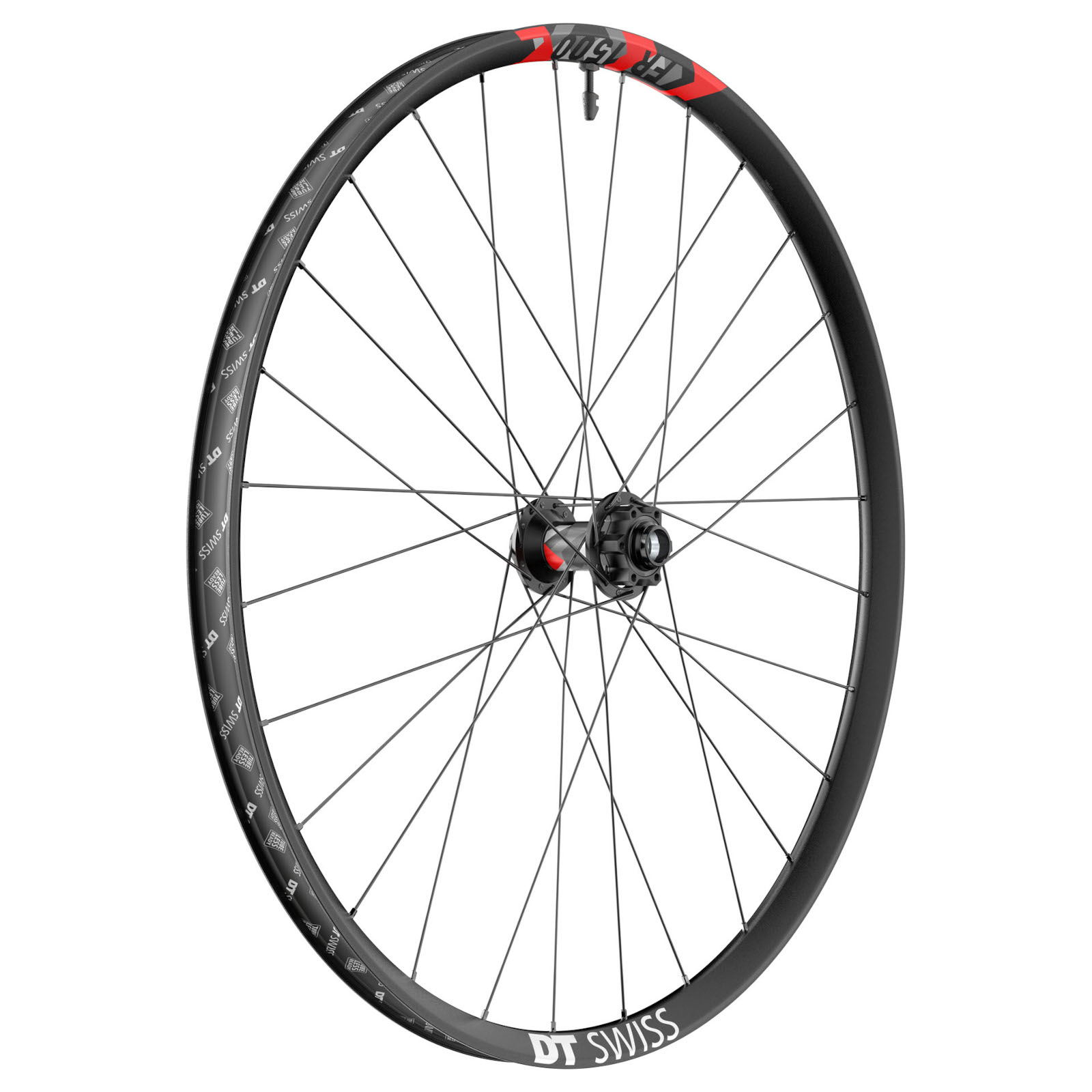 Picture of DT Swiss FR 1500 CLASSIC Front Wheel - 27.5&quot; | Clincher | 6-Bolt - 20x110mm Boost