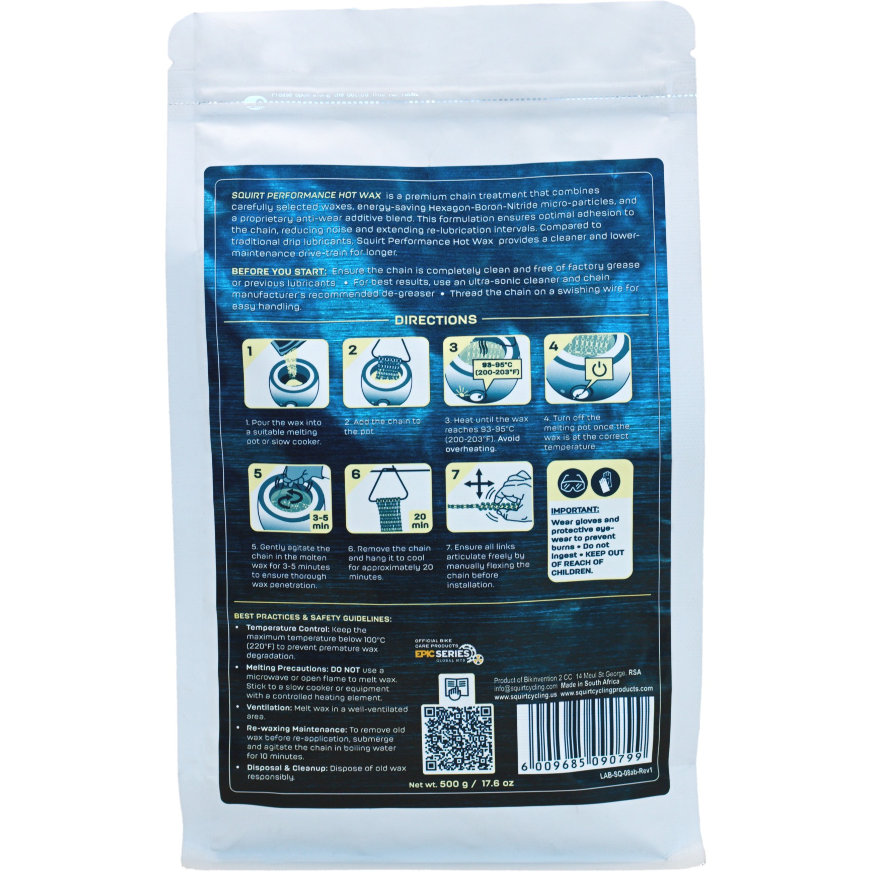 Squirt Lube droge kettingwas - 120ml