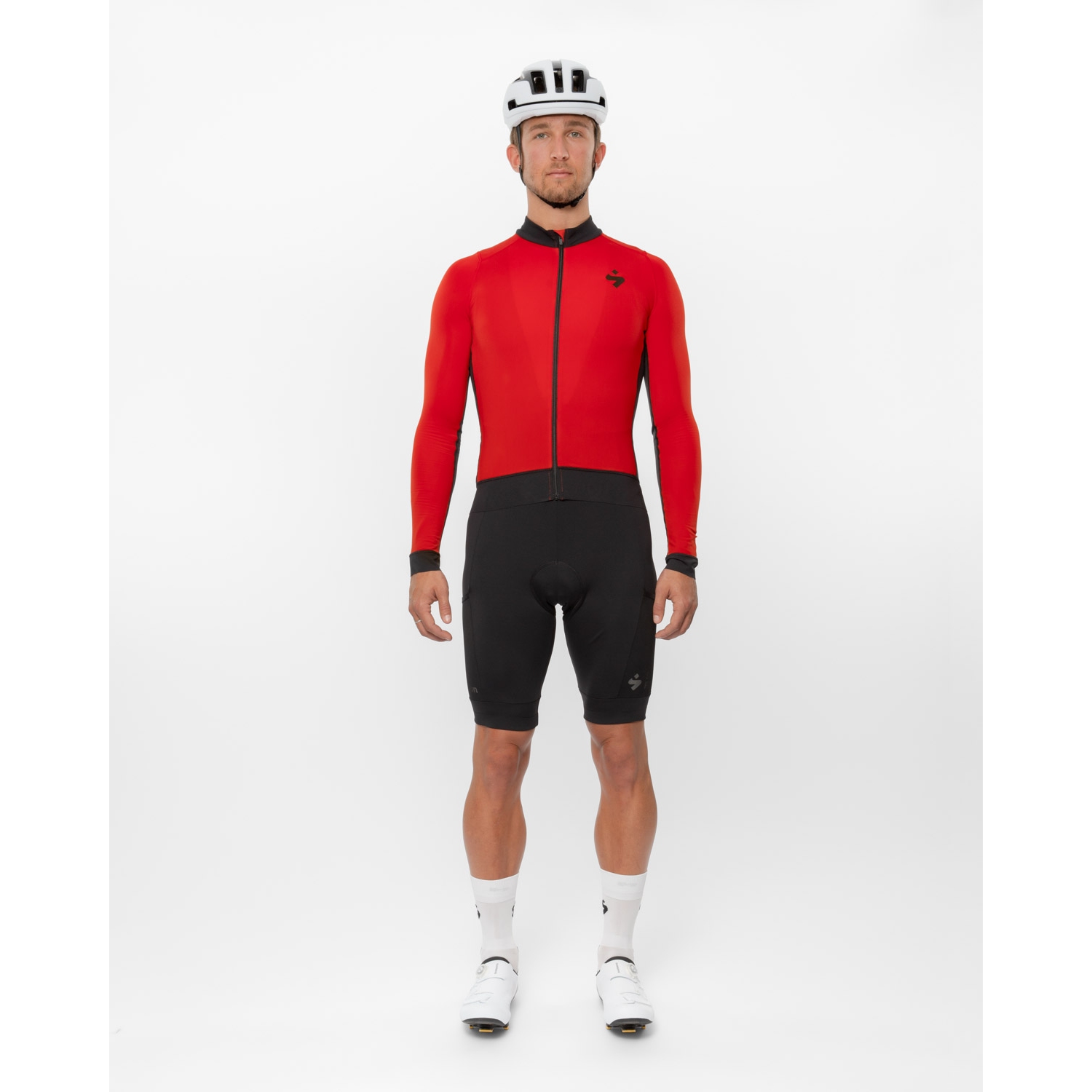 SWEET Protection Crossfire Hybrid Longsleeve Jersey Men - Lava Red